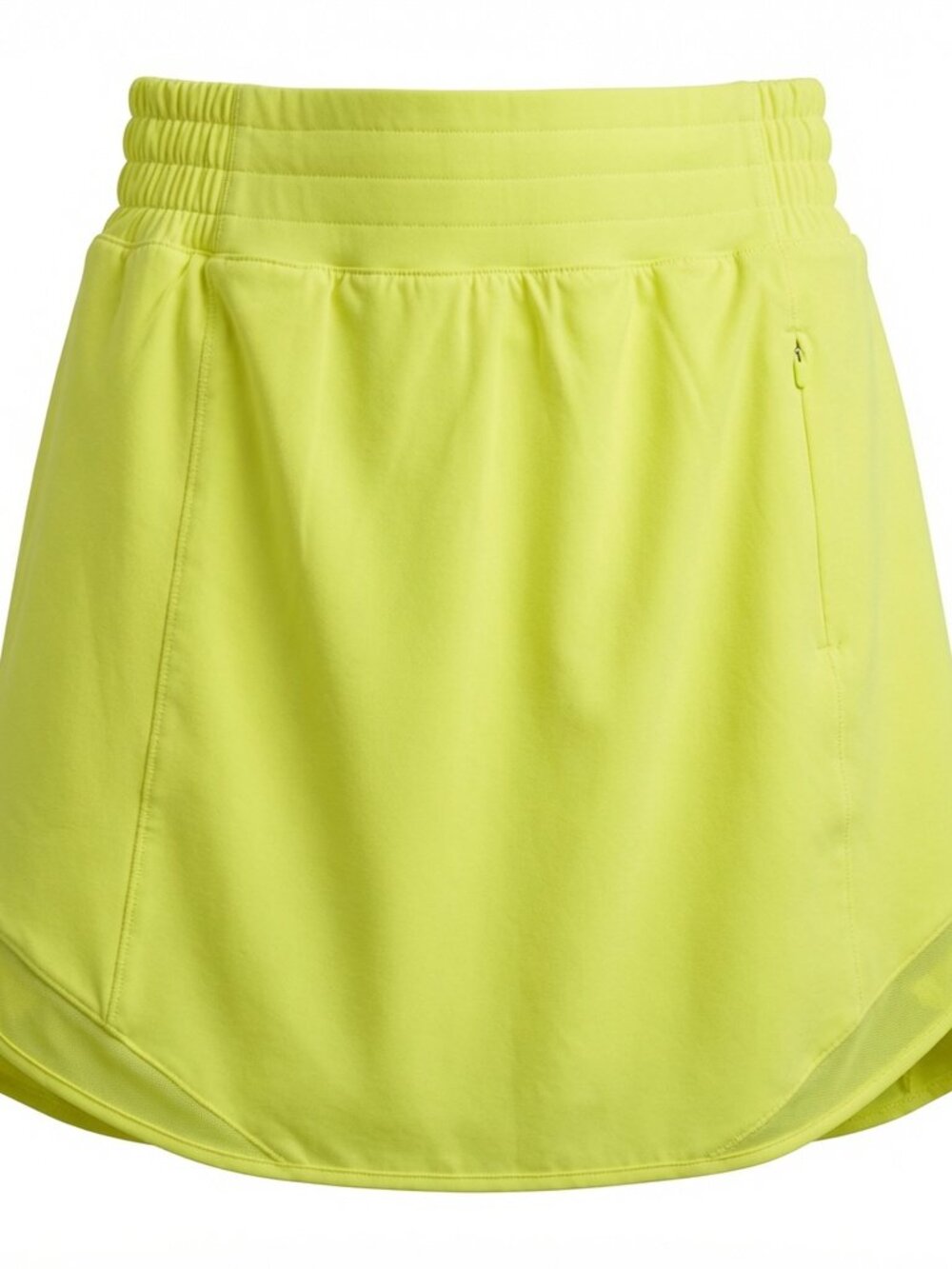 Lululemon Hotty Hot High-Rise Skirt Sz 2 Long Highlight Yellow Tennis Pickleball